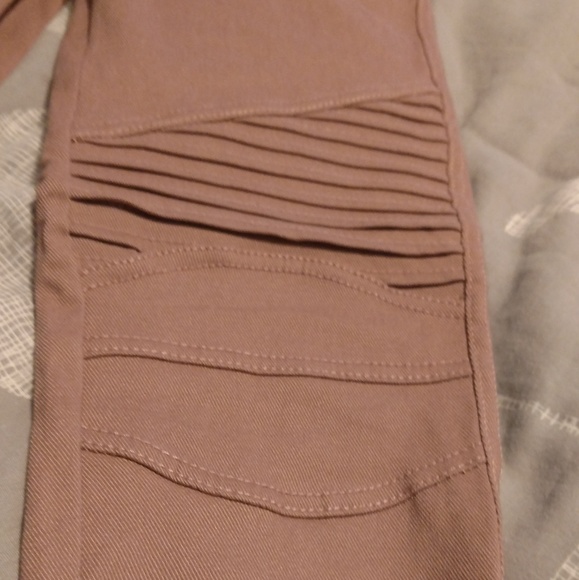 Moto skinny pants - mauve - Picture 2 of 4
